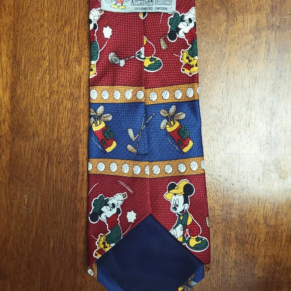 Mickey & Co ~ Golf Mickey Mouse Tie ~ Excellent Condition - Picture 4 of 6